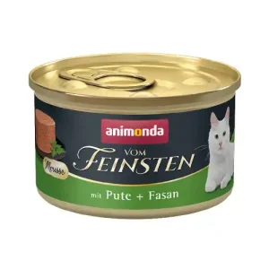 Sofort Bestellen Sparpaket 24 x 85 g Animonda Vom Feinsten Mousse mit Pute + Fasan Katzen Nassfutter